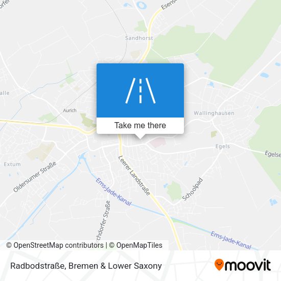 Radbodstraße map