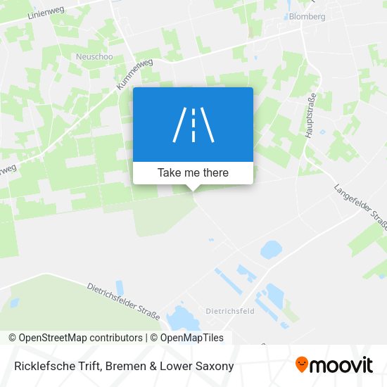 Ricklefsche Trift map