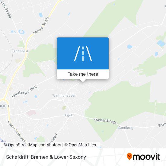 Schafdrift map