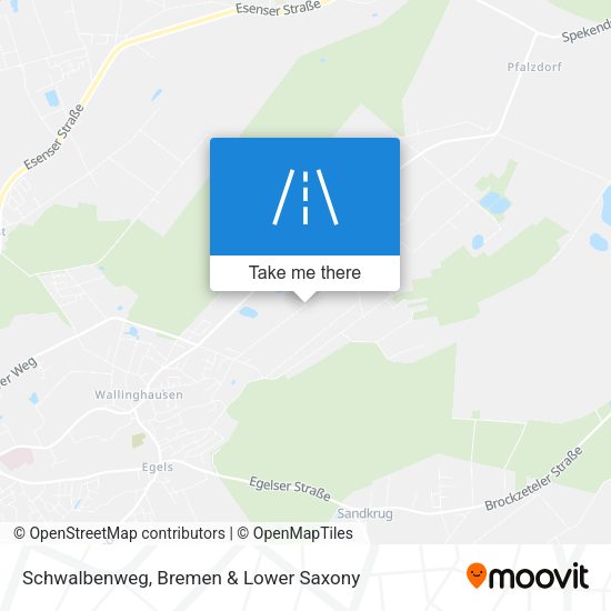 Schwalbenweg map