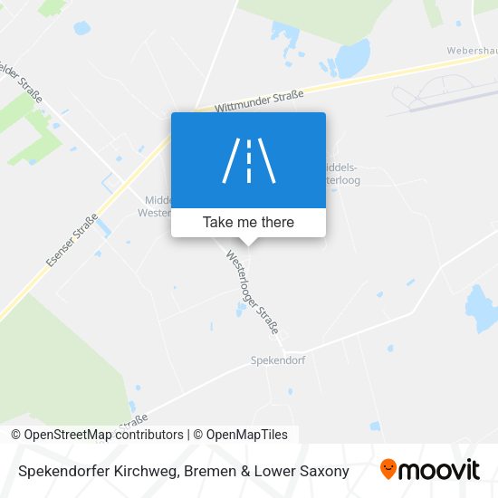 Spekendorfer Kirchweg map