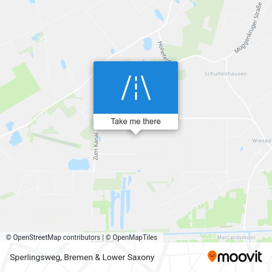 Sperlingsweg map