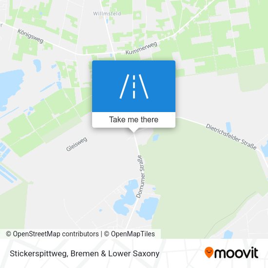 Stickerspittweg map