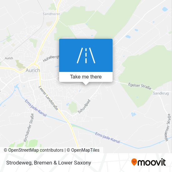 Strodeweg map