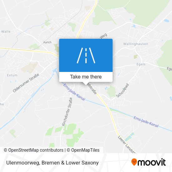Ulenmoorweg map