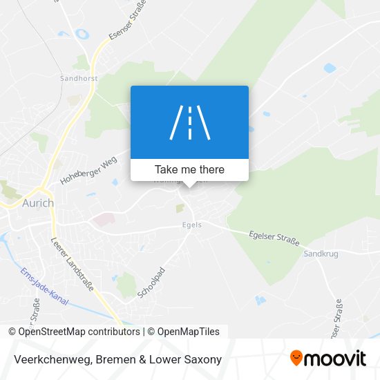 Veerkchenweg map