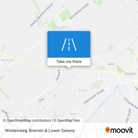 Woldenweg map