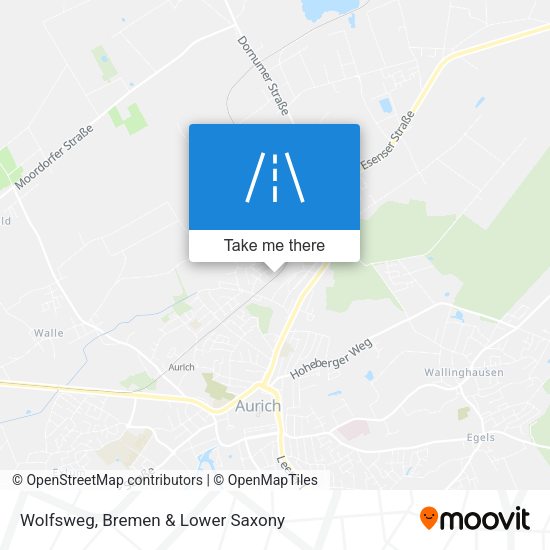 Wolfsweg map
