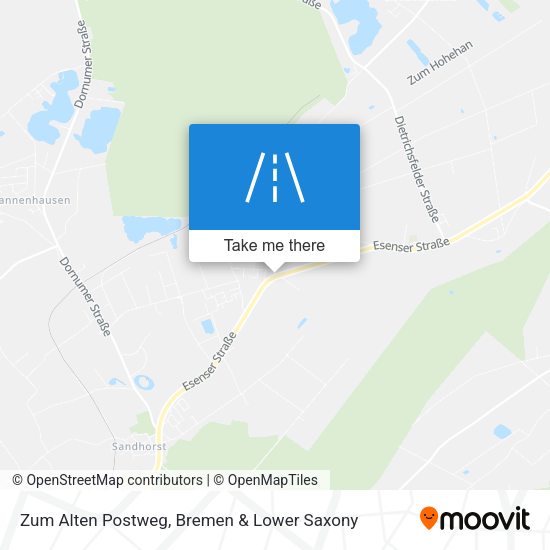 Zum Alten Postweg map