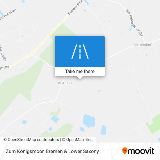 Zum Königsmoor map