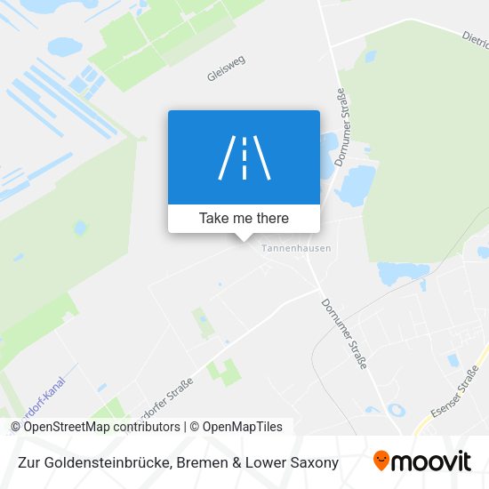 Zur Goldensteinbrücke map