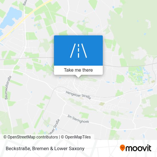 Beckstraße map