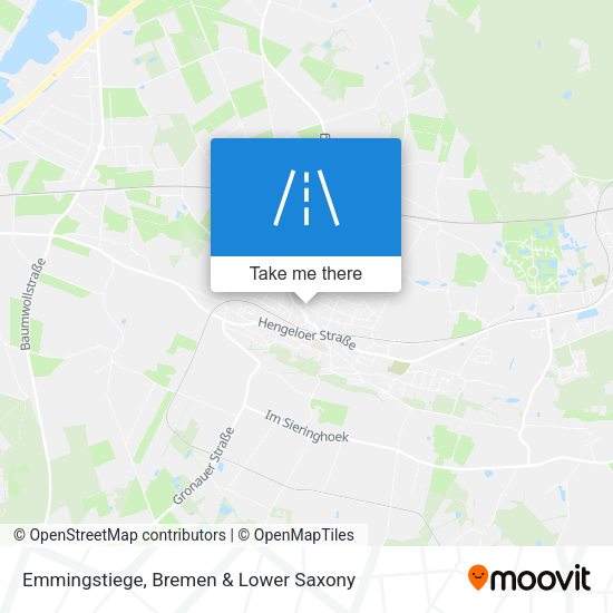 Emmingstiege map