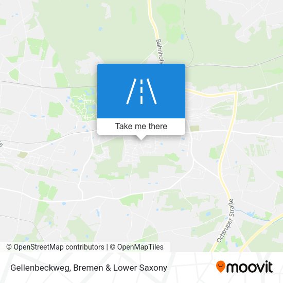 Gellenbeckweg map