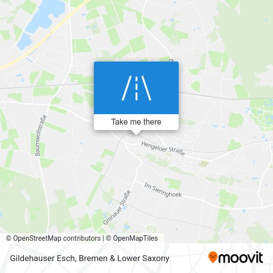 Gildehauser Esch map