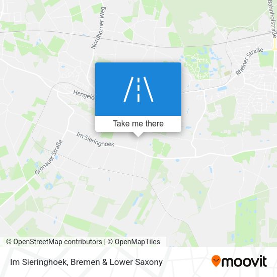 Im Sieringhoek map