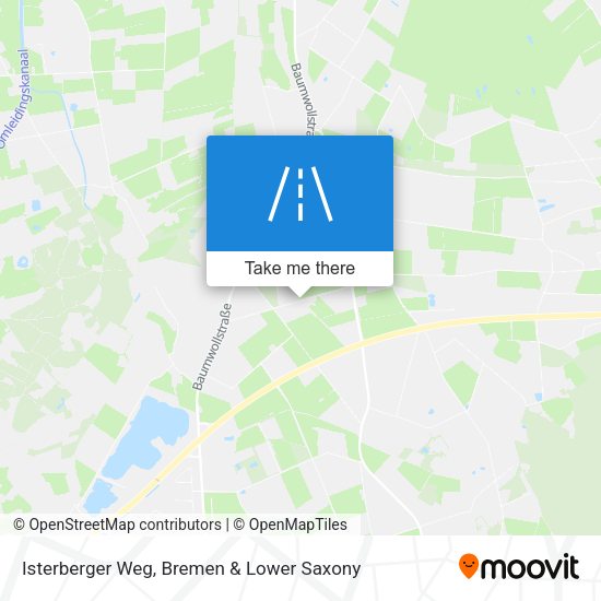 Isterberger Weg map