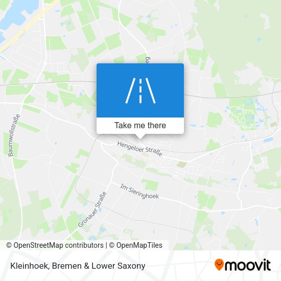 Kleinhoek map
