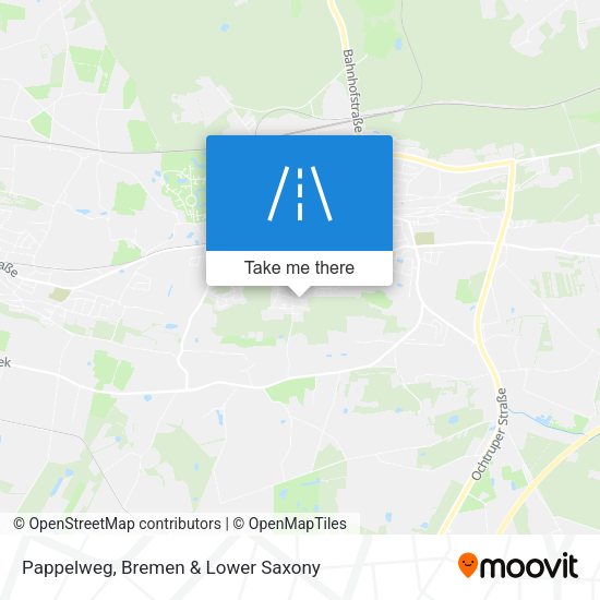 Pappelweg map