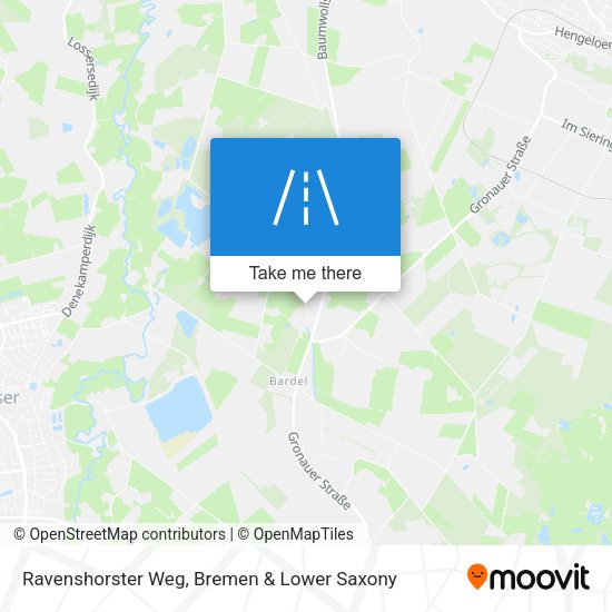 Ravenshorster Weg map