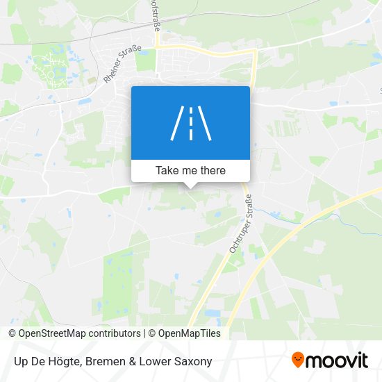 Up De Högte map