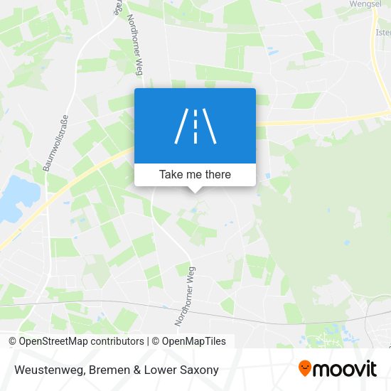 Weustenweg map