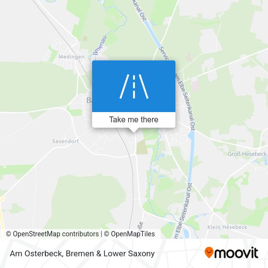 Am Osterbeck map
