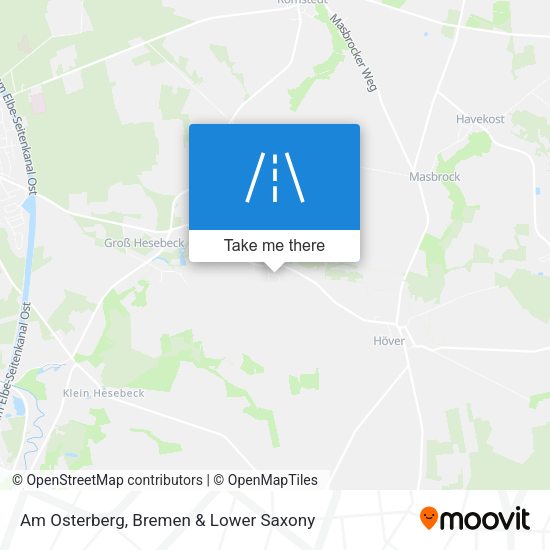 Am Osterberg map