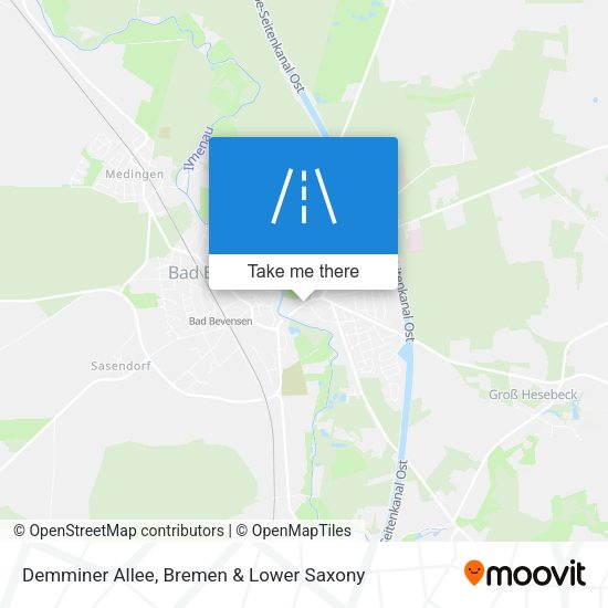 Demminer Allee map