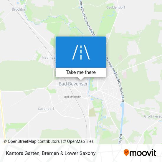 Kantors Garten map