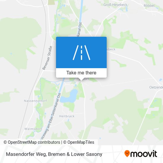 Masendorfer Weg map