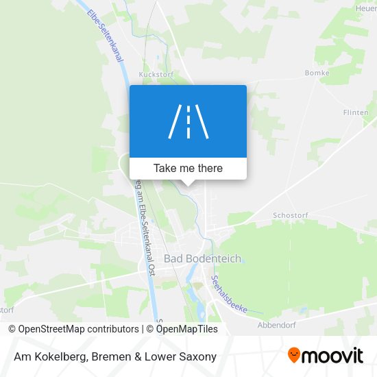 Am Kokelberg map