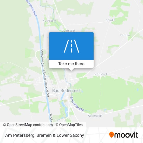 Am Petersberg map