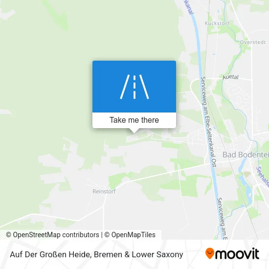 Карта Auf Der Großen Heide