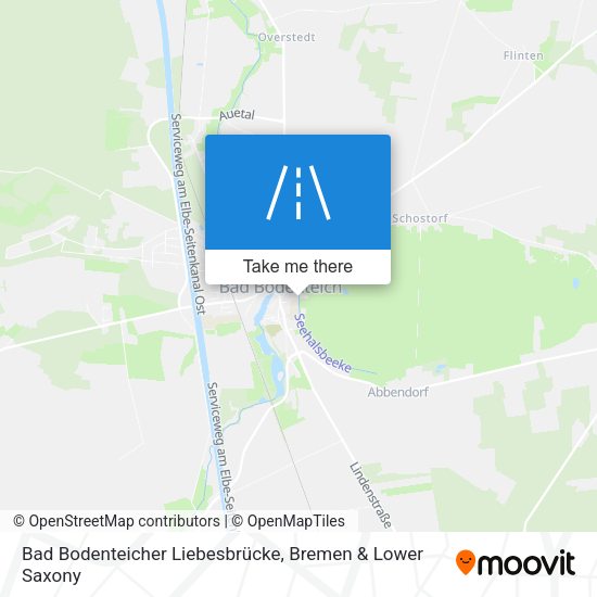 Bad Bodenteicher Liebesbrücke map
