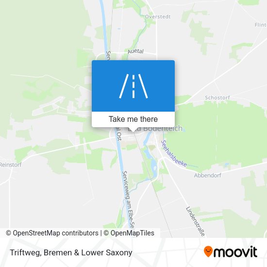 Triftweg map