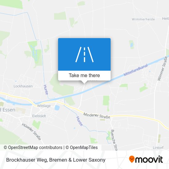 Brockhauser Weg map