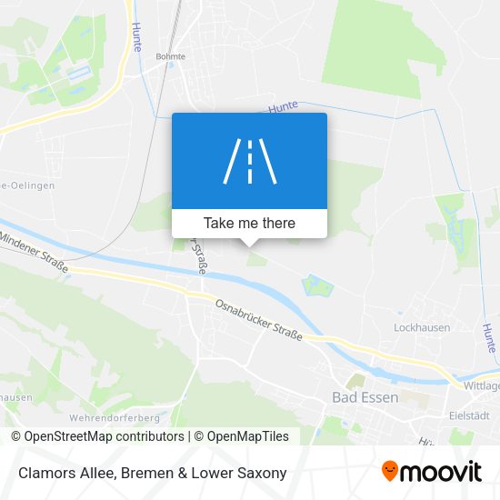 Clamors Allee map