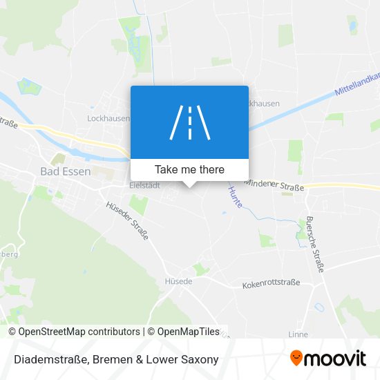 Diademstraße map