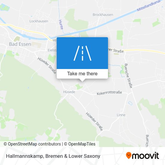 Hallmannskamp map