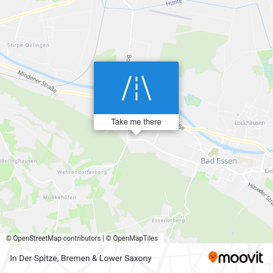 In Der Spitze map