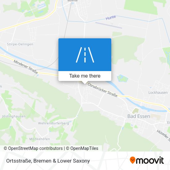Ortsstraße map