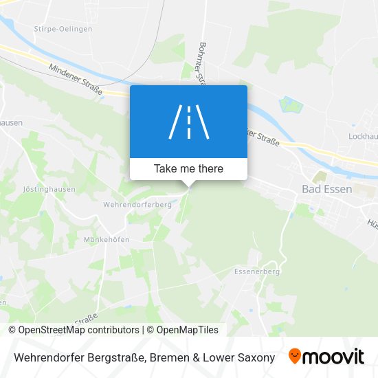 Wehrendorfer Bergstraße map