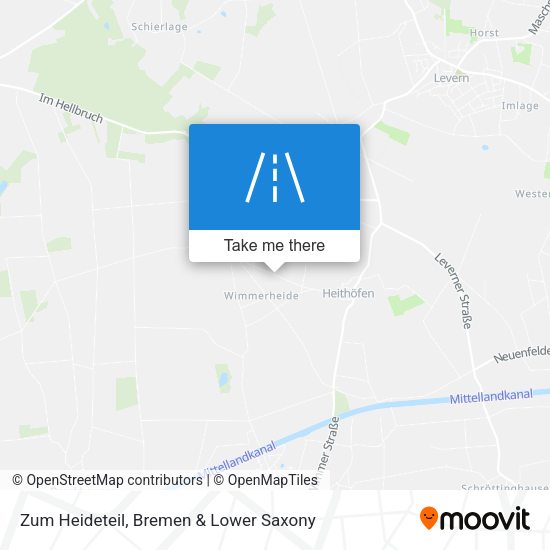 Zum Heideteil map