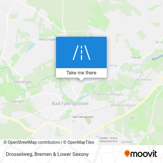 Drosselweg map