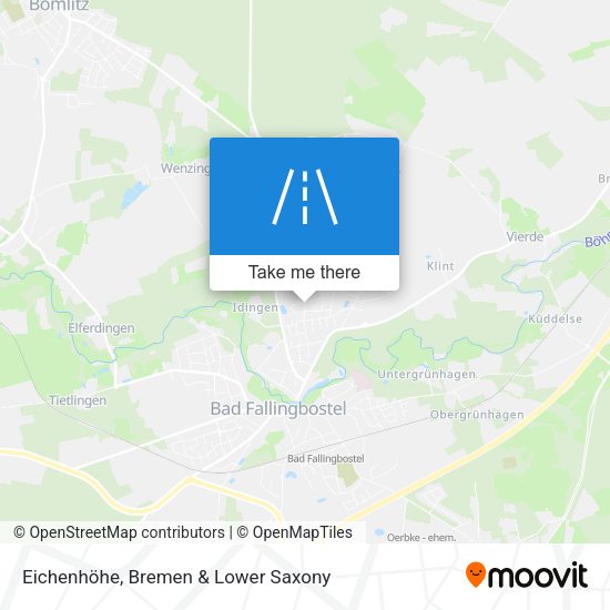Eichenhöhe map