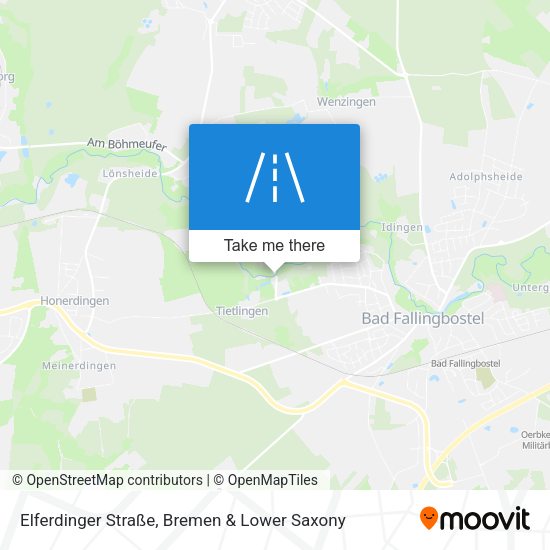 Elferdinger Straße map