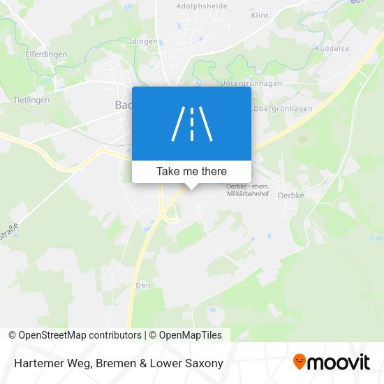 Hartemer Weg map