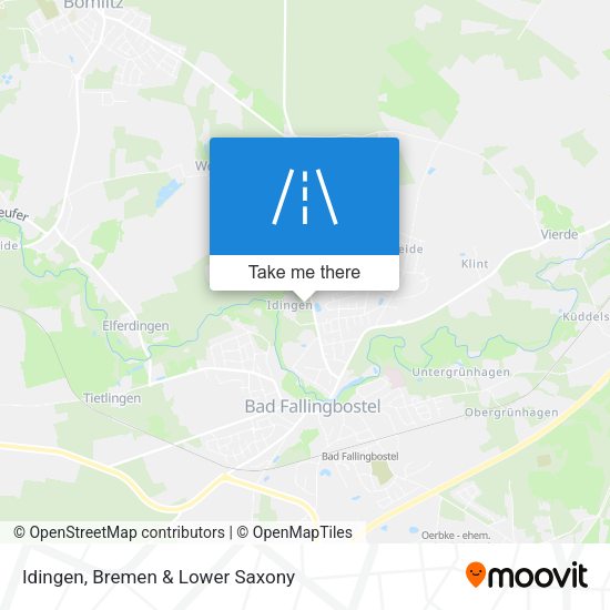 Idingen map