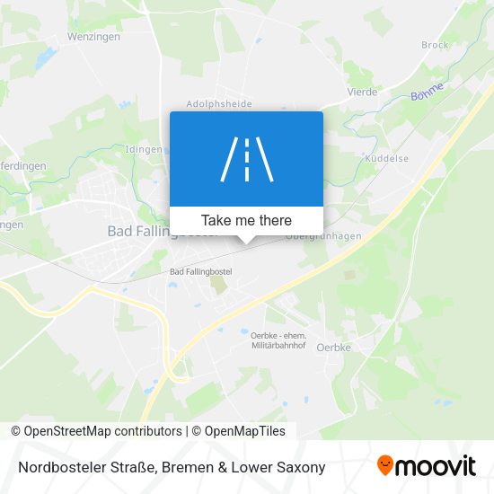 Nordbosteler Straße map